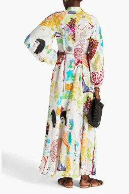 Zimmermann Shelly Billow Long Dress Poster Print Size 2 / AU 12 for rent on The Volte - image 2