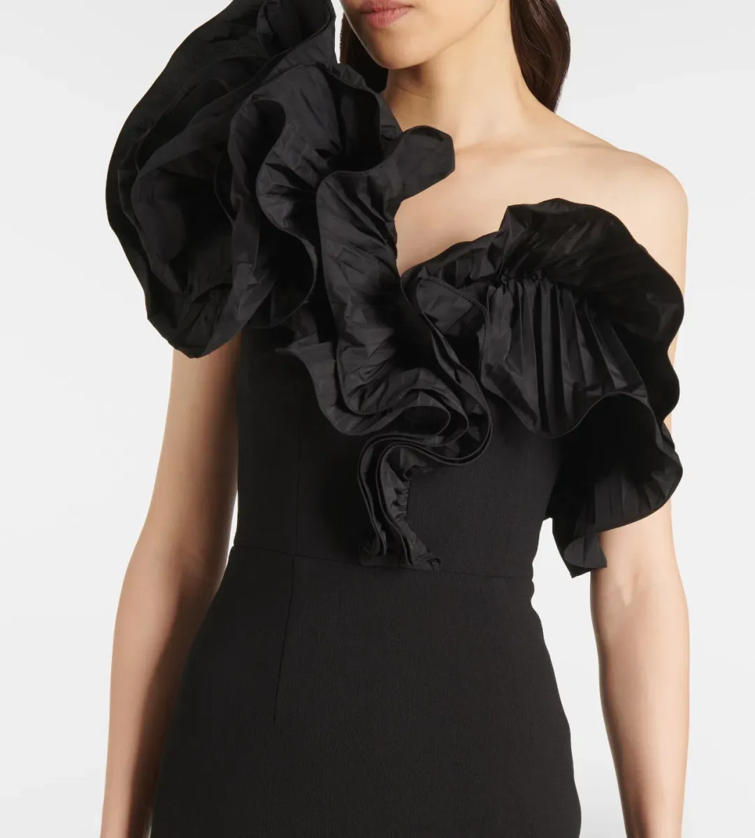 Rebecca Vallance Ella Gown Black Size 12 for rent on The Volte - main image