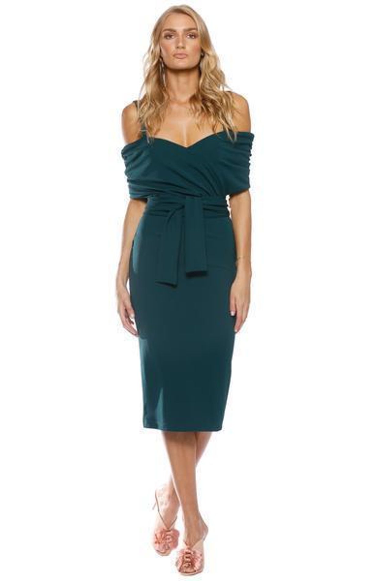 Pasduchas Zenith Midi Dress Size 10 for rent on The Volte - main image