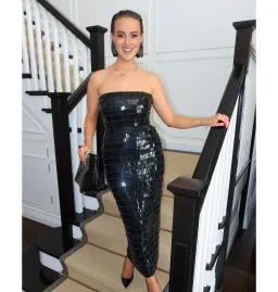 Rachel Gilbert Sylvie Dress Black Size 8  for rent on The Volte - image 2