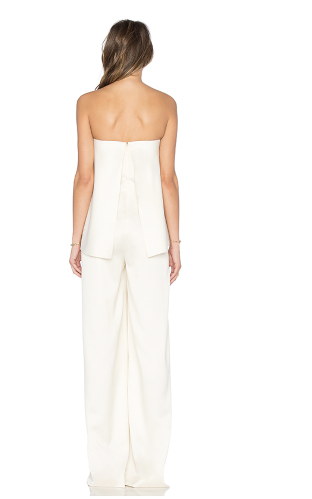 Solace London Strapless Jumpsuit Size 6 for rent on The Volte - main image