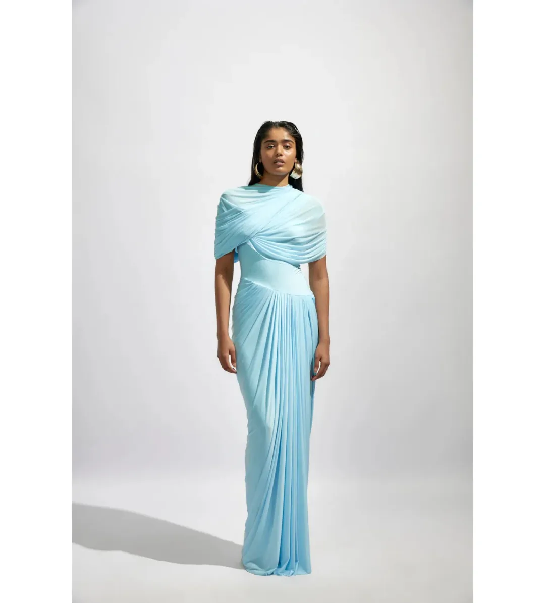 Deme by Gabriella Jasmine Maxi Dress Baby Blue Size S/AU 8 for rent on The Volte - main image