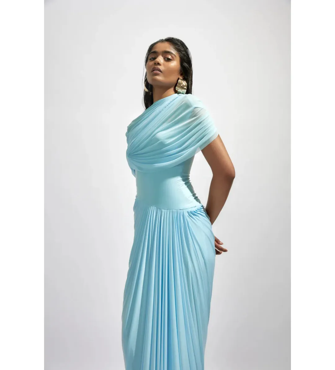 Deme by Gabriella Jasmine Maxi Dress Baby Blue Size S/AU 8 for rent on The Volte - main image