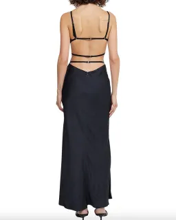 Bec & Bridge Diamond Days Strap Maxi Dress Black Size 10 for rent on The Volte - image 3