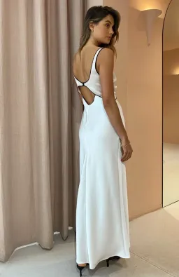 Bec and Bridge Sandy Maxi Dress Ivory Size 10 for rent on The Volte - image 2