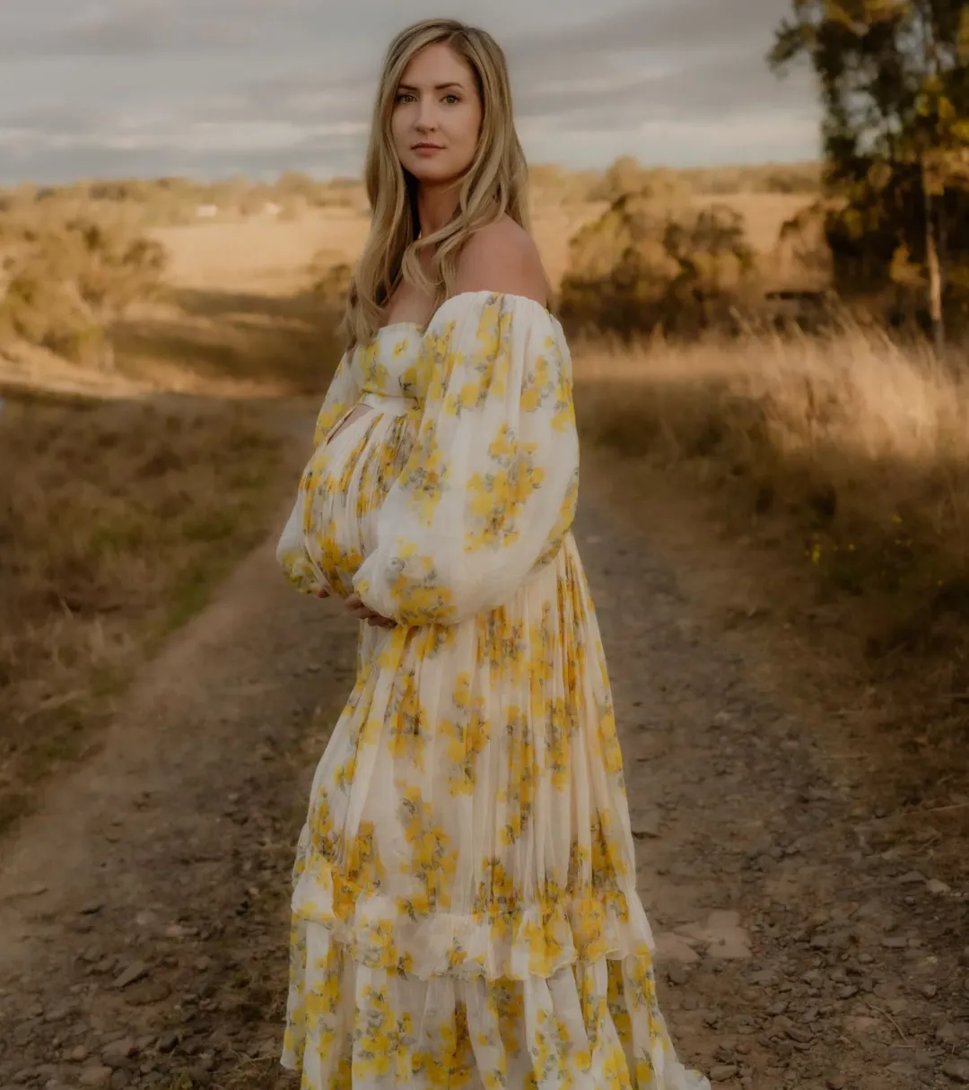 Rooh Collective Poppy Zephyr Maxi Dress Floral Size XL / AU 14 for rent on The Volte - main image