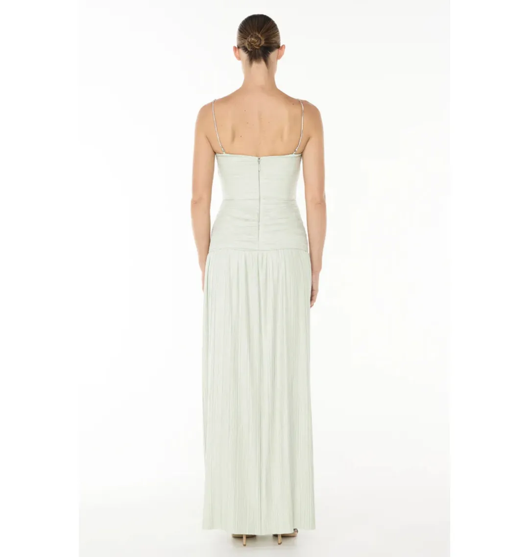 Manning Cartell Royal Debut Maxi Dress Sage Size 8 for rent on The Volte - main image