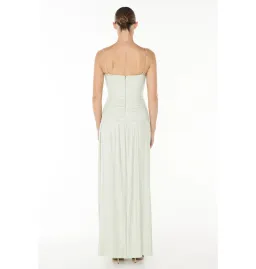 Manning Cartell Royal Debut Maxi Dress Sage Size 8 for rent on The Volte - image 3