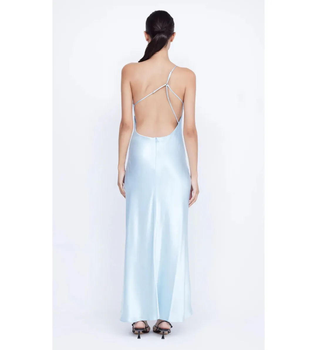 Bec & Bridge Margaux Asym Dress in Dolphin Blue Size 12 for rent on The Volte - main image