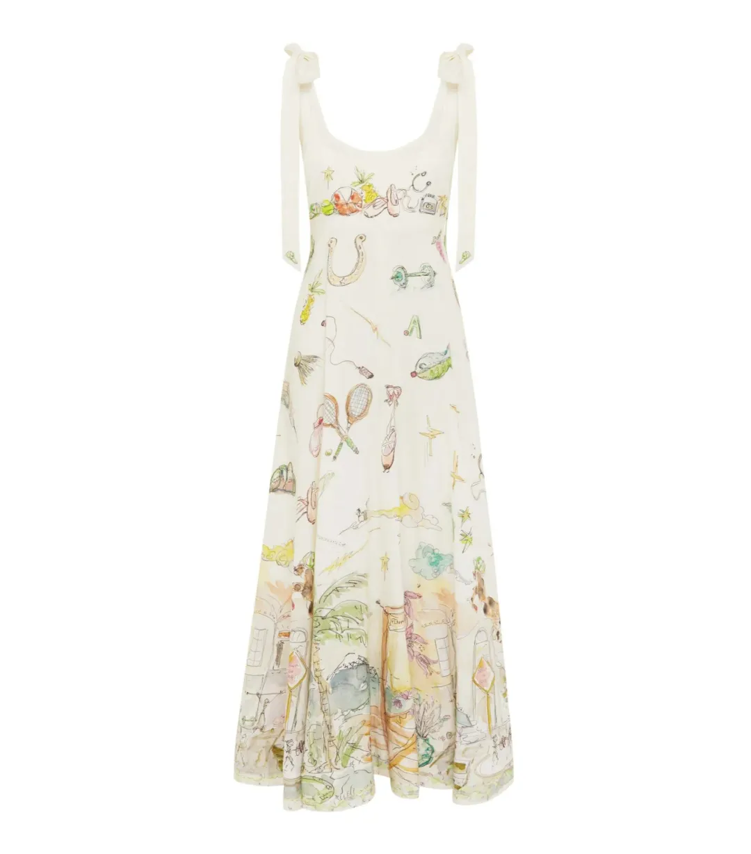 Alemais Anouk Ballet Sundress Print Size AU 10 for rent on The Volte - main image