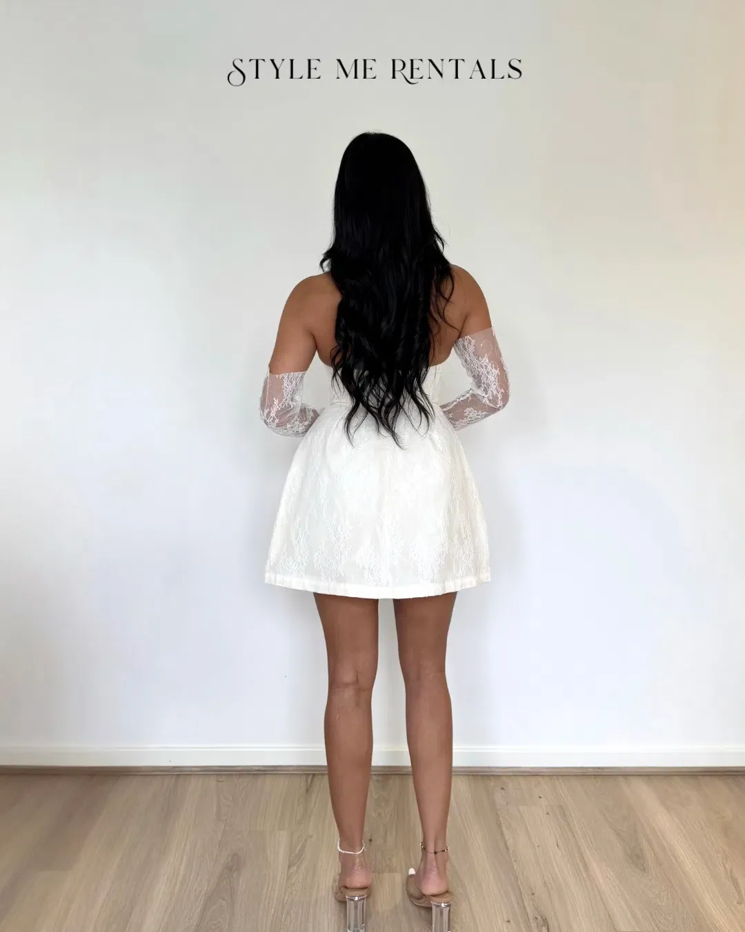 Calia Collection Lilliana Mini Dress White Size 6 for rent on The Volte - main image