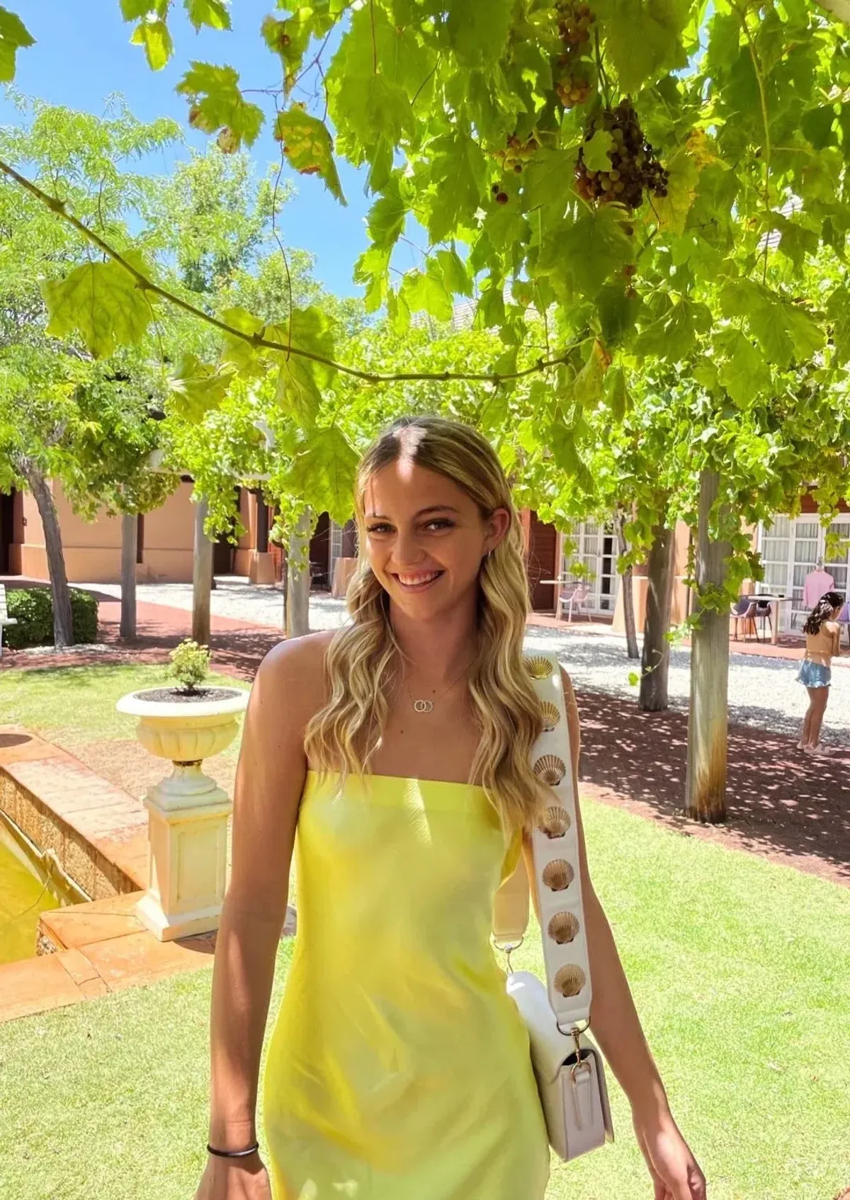 Bec and Bridge Moondance Dress Citron Size 6 for rent on The Volte - main image