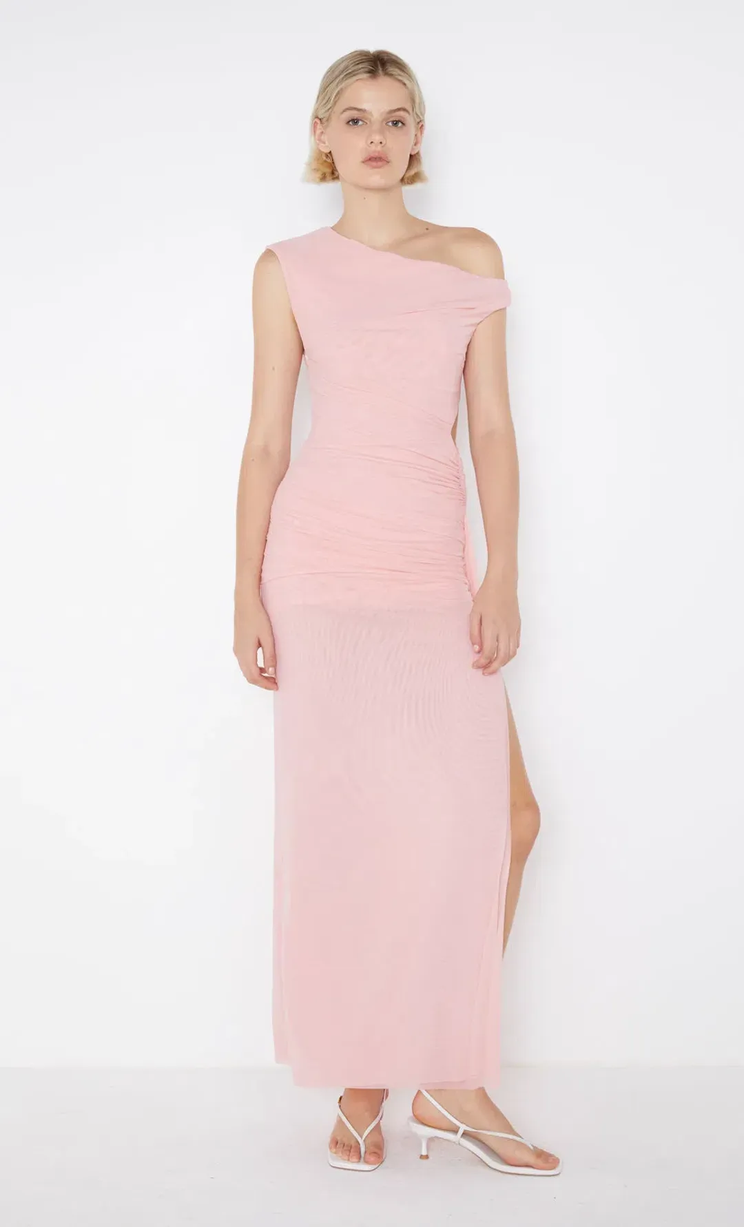 Bec & Bridge Victoria Asym Maxi Dress Pink Size 6 for rent on The Volte - main image