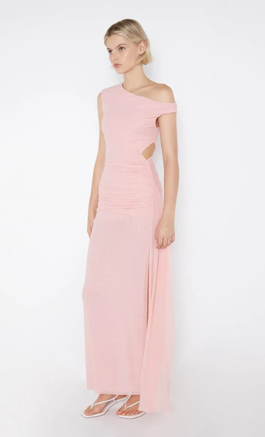 Bec & Bridge Victoria Asym Maxi Dress Pink Size 6 for rent on The Volte - main image