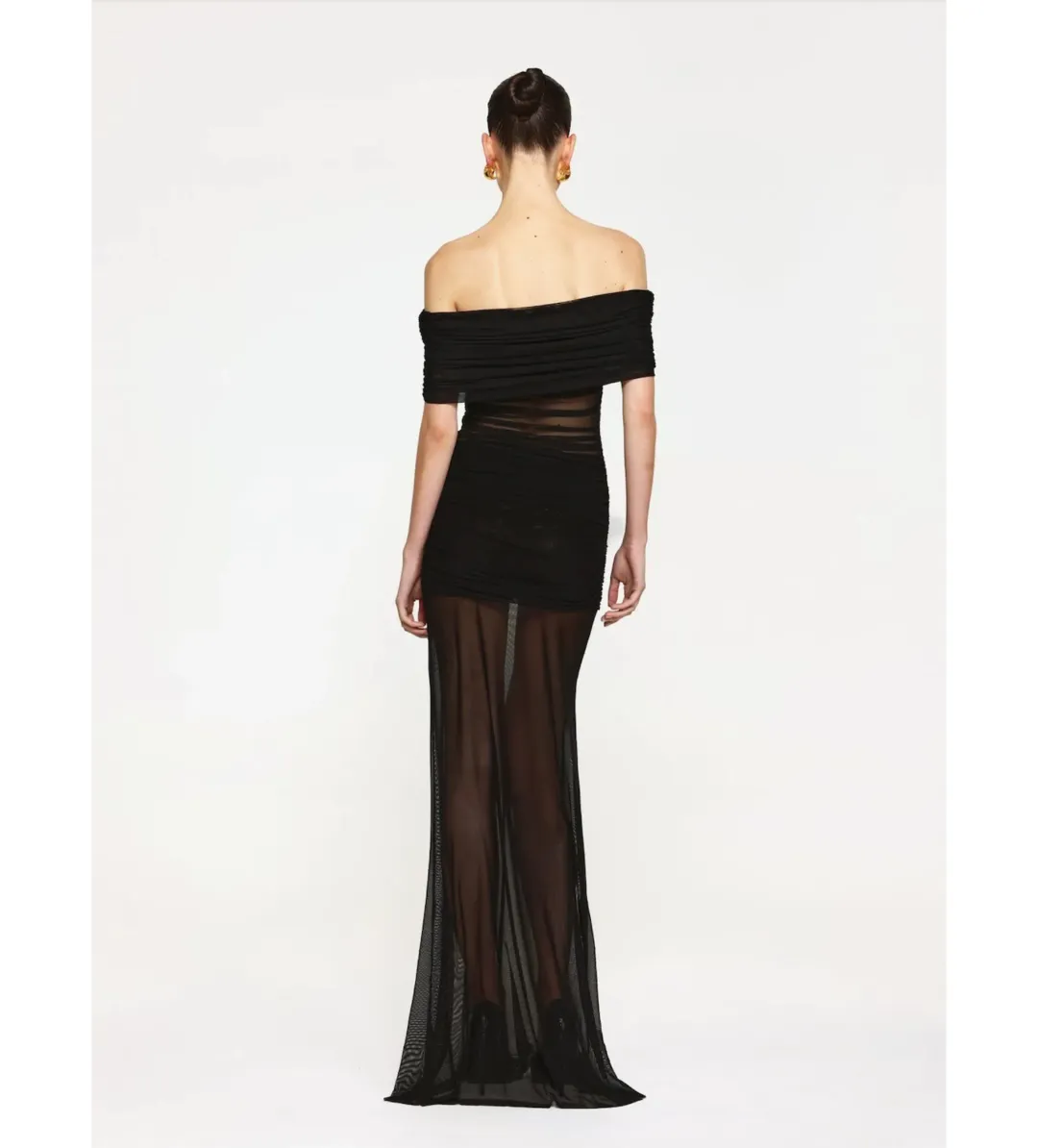 Effie Kats Windsor Gown Black Size XS 6-8 AU for rent on The Volte - main image