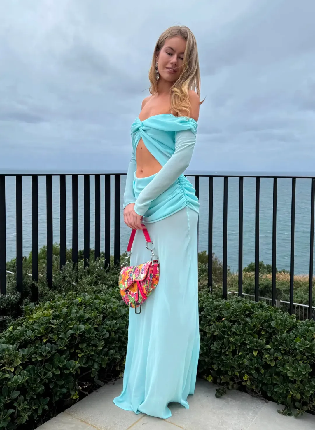 Natalie Rolt Emily Gown Baby Blue Size 1 / 8 AU for rent on The Volte - main image