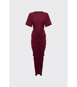 Pfeiffer Niko Maxi Dress in Burgundy Size AU 8 for rent on The Volte - image 8