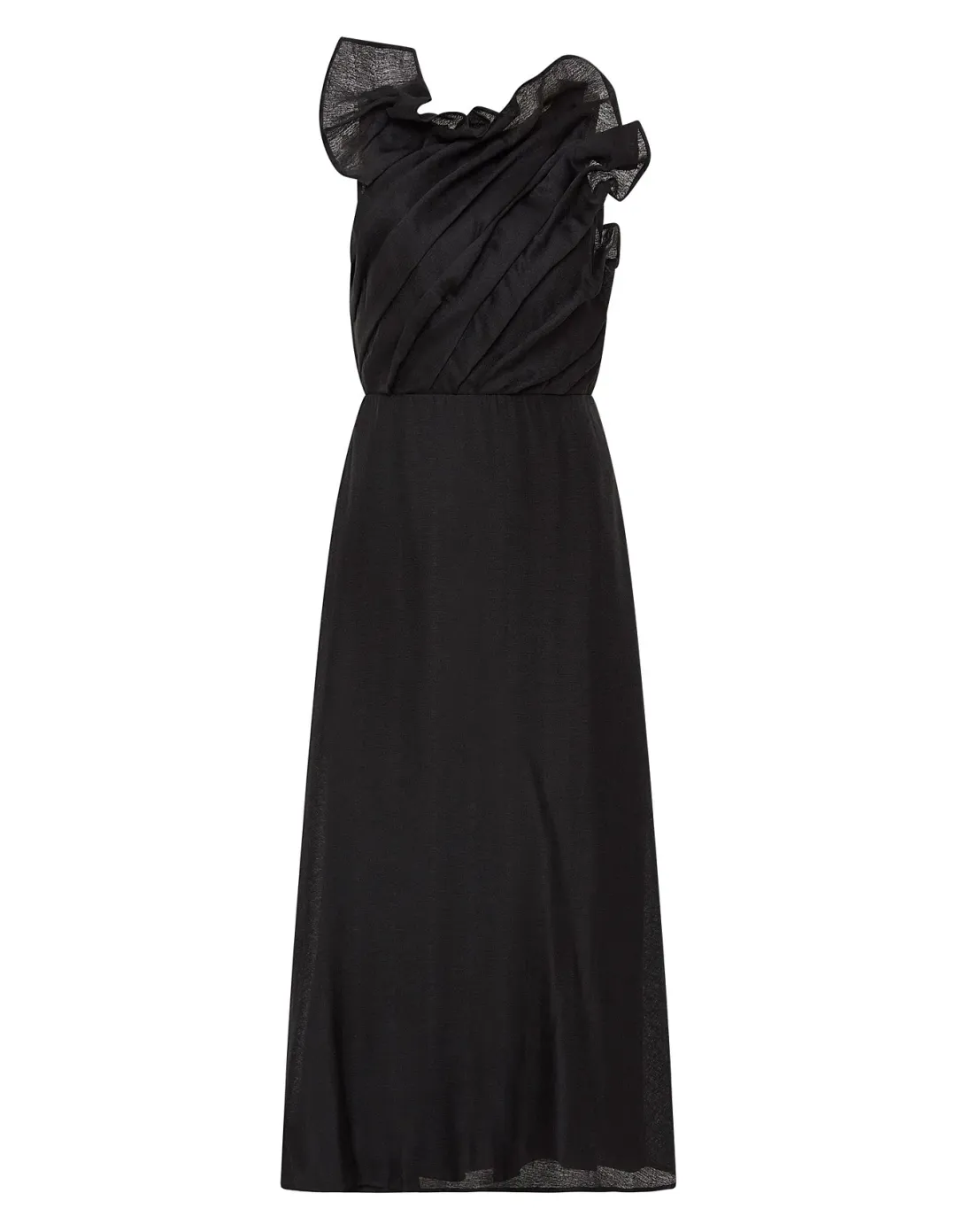Aje Genesis Midi Dress Black Size AU 8 for rent on The Volte - main image