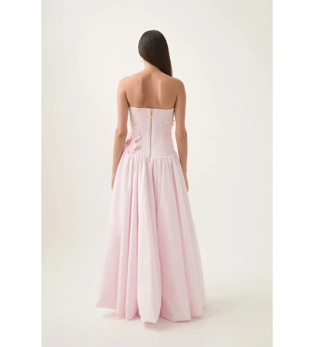 Aje Splendour Flower Gown Pastel Pink Size AU 10 for rent on The Volte - main image