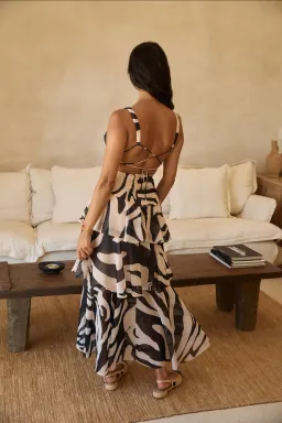 Fortune One Siren Calling Maxi Dress Black Size 8 for rent on The Volte - image 4