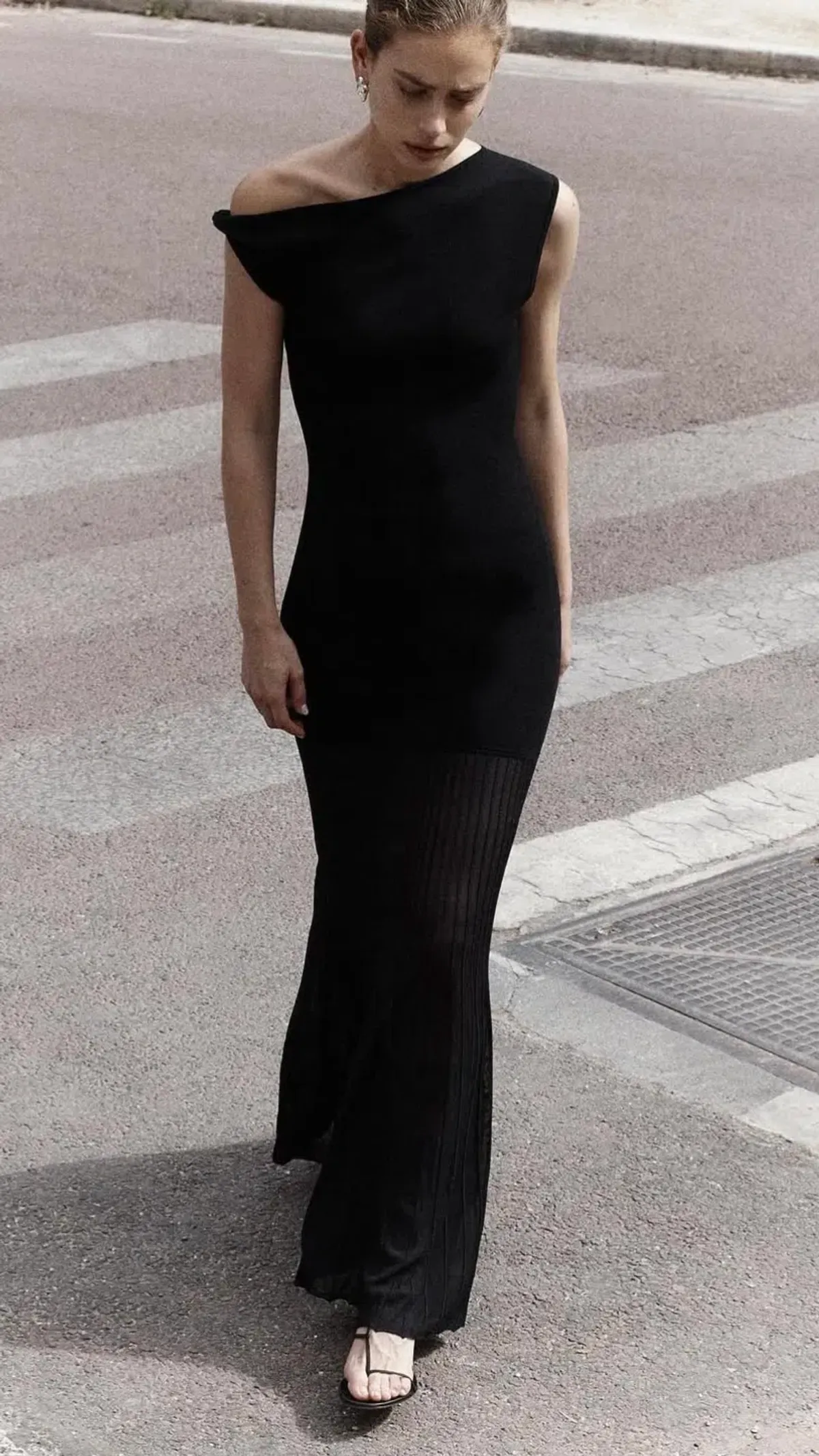 Sir The Label Glow Twist Midi Black Size AU 10 for rent on The Volte - main image