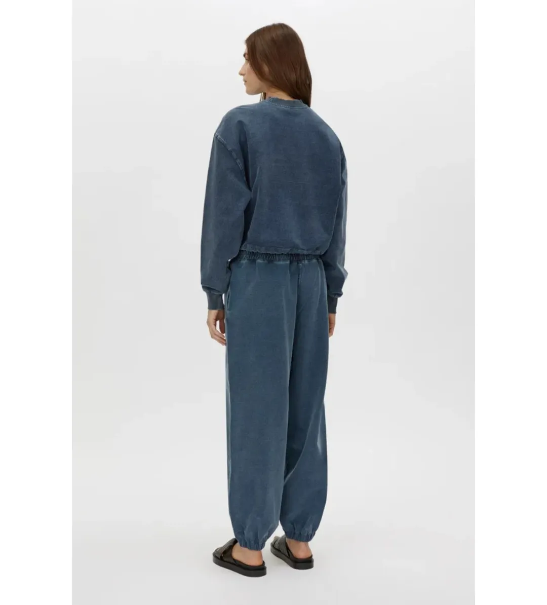Camilla and Marc Dovell Cotton Tracksuit Pant Indigo Blue Size AU 8 for rent on The Volte - main image