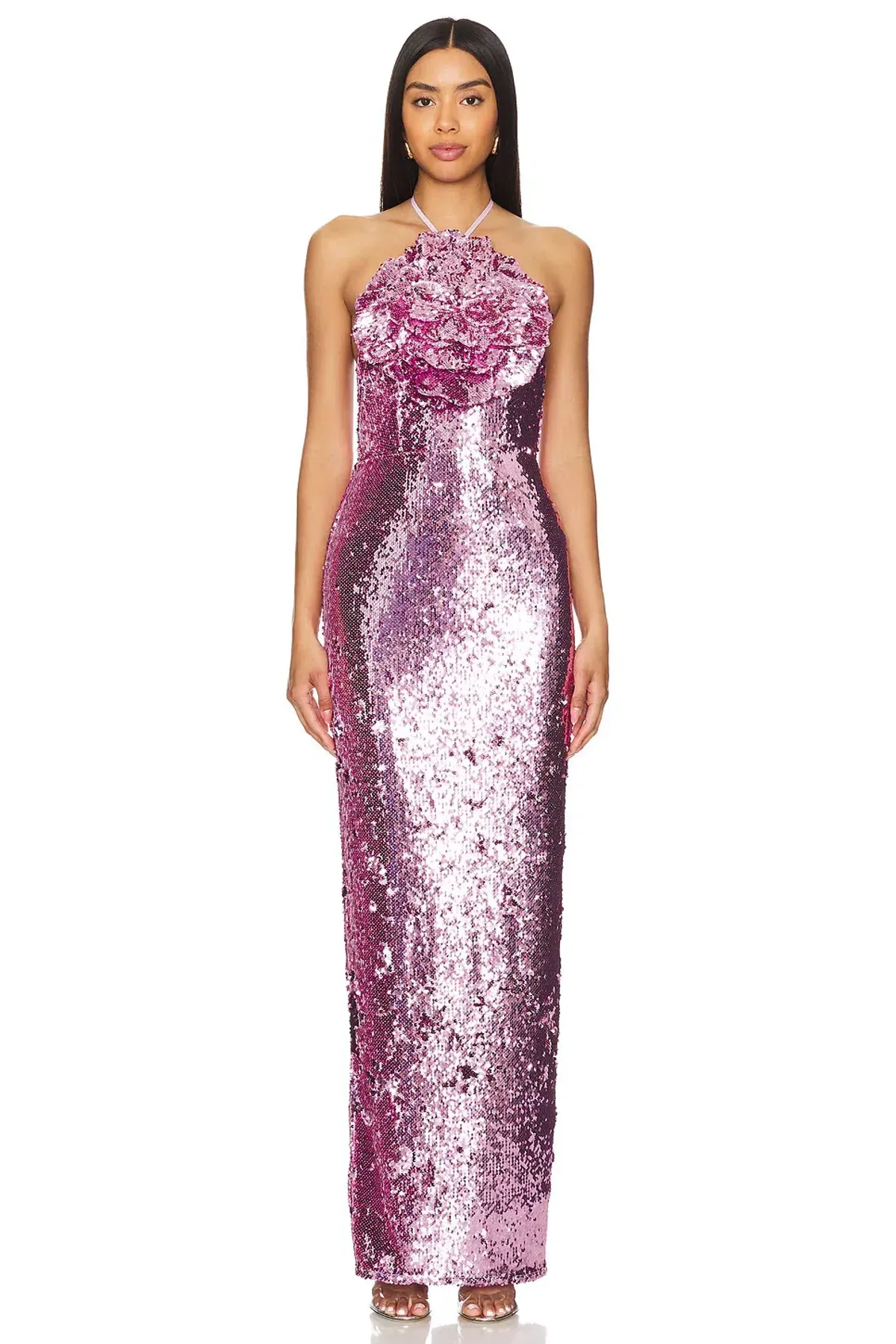 Lovers and Friends Lilium Gown in Pink Size 8  for rent on The Volte - main image