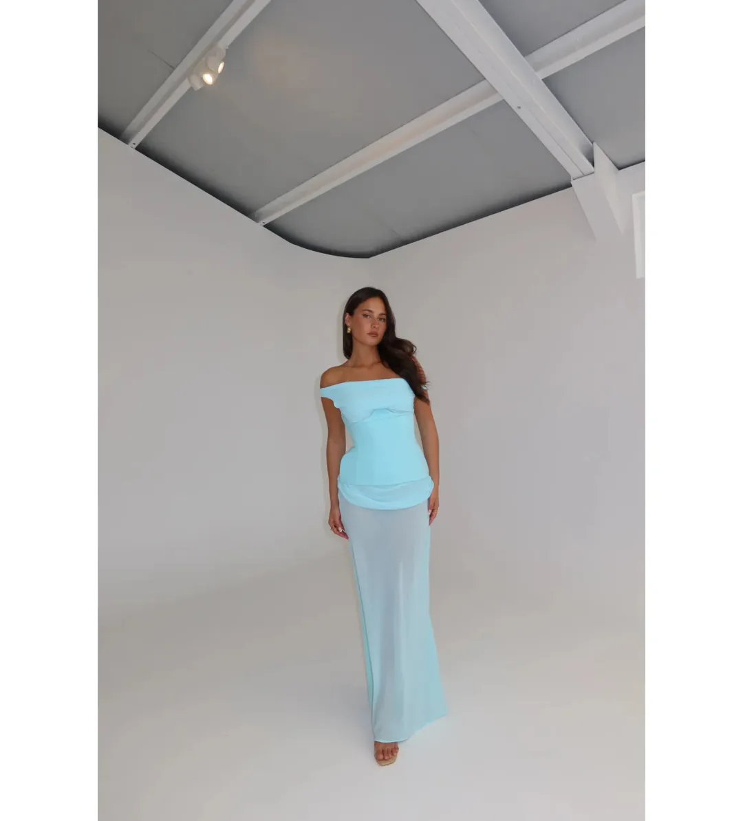 Natalie Rolt Cadence Maxi in Blue Size 0/ AU 6 for rent on The Volte - main image