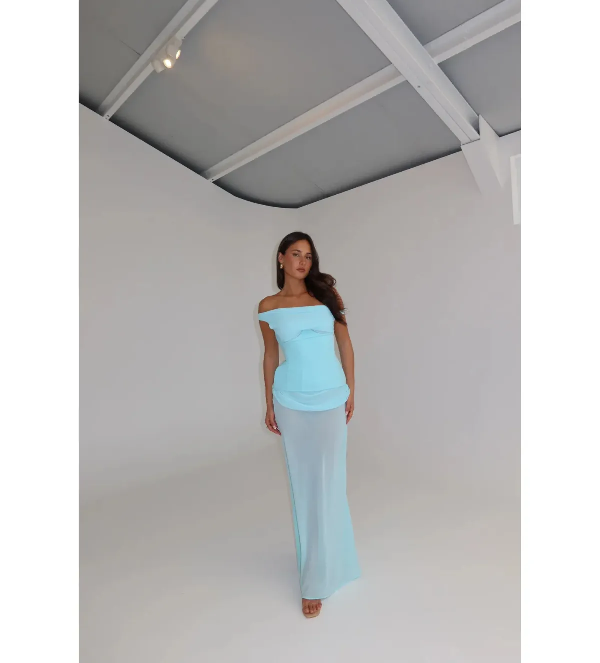 Natalie Rolt Cadence Maxi in Blue Size 0/ AU 6 for rent on The Volte - main image