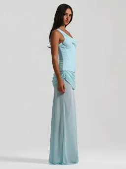 Natalie Rolt Cadence Gown in Blue  Size 1/ AU 8 for rent on The Volte - image 4
