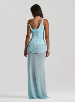 Natalie Rolt Cadence Gown in Blue  Size 1/ AU 8 for rent on The Volte - image 5