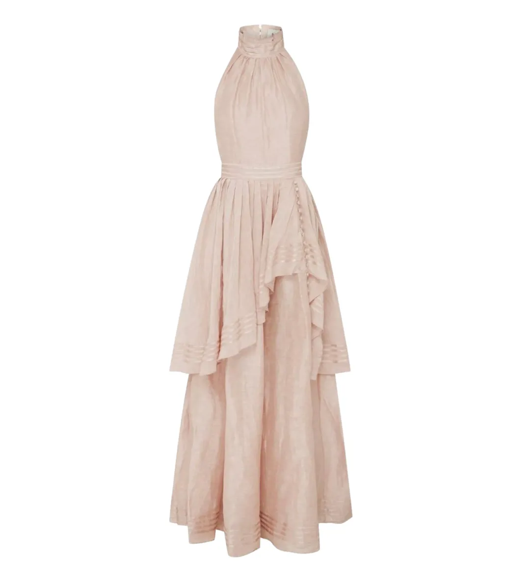 Aje Sienna Dress in Blush Size 10 for rent on The Volte - main image