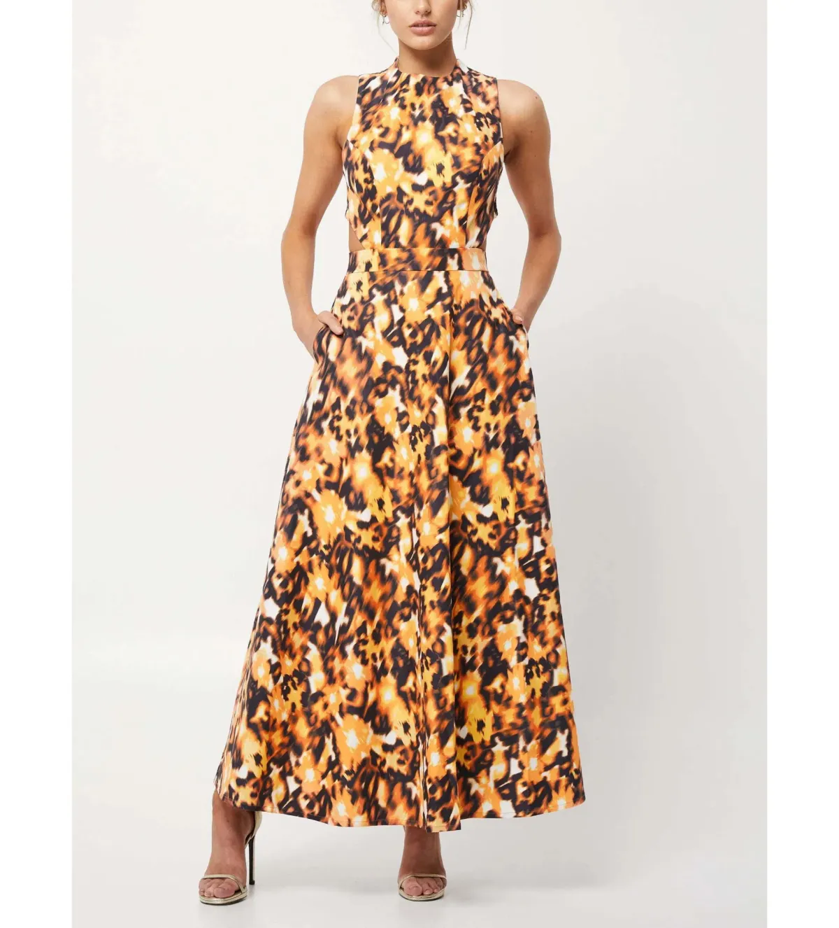 Mossman Inner Guidance Maxi Dress Print Size 16 for rent on The Volte - main image