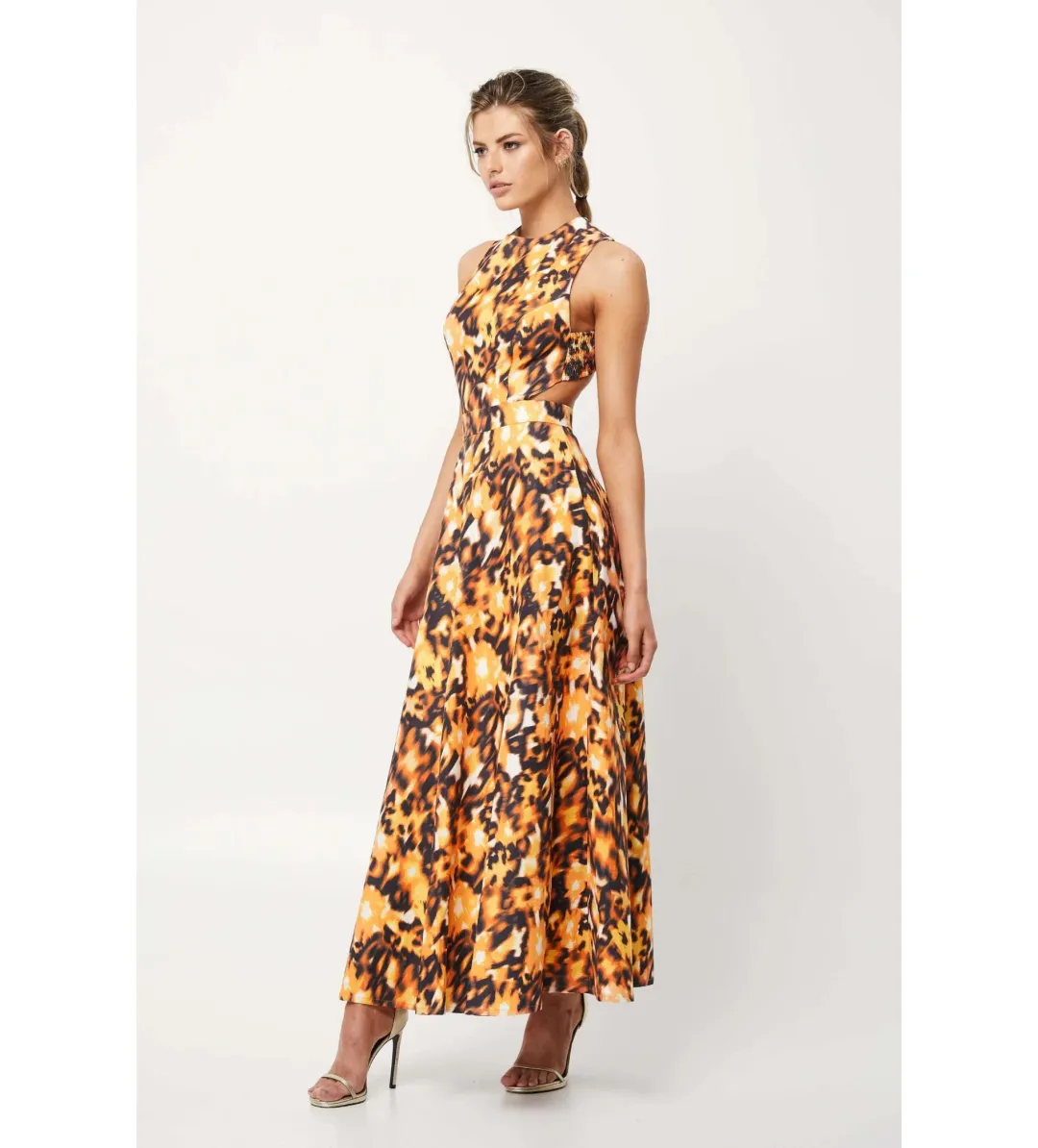 Mossman Inner Guidance Maxi Dress Print Size 16 for rent on The Volte - main image
