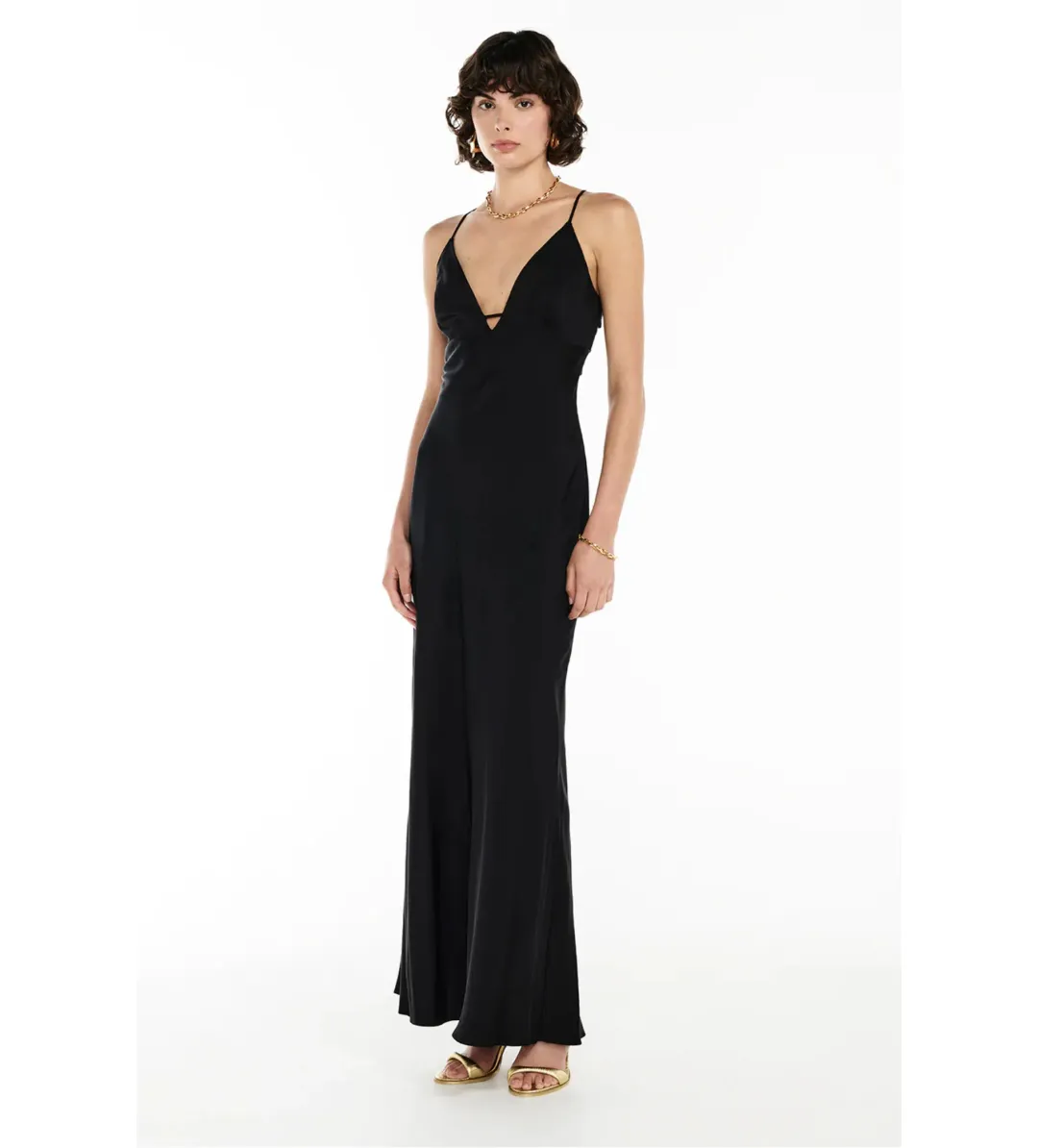 Manning Cartell Time to Shine Slip Dress in Black Size XXS / AU 4 for rent on The Volte - main image