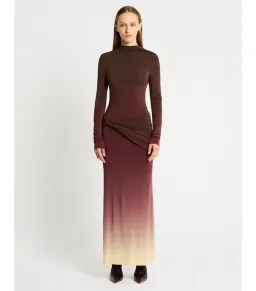 Sass & Bide Life Form Jersey Maxi Dress Ombre Cherry Size S / AU 8 for rent on The Volte - image 1