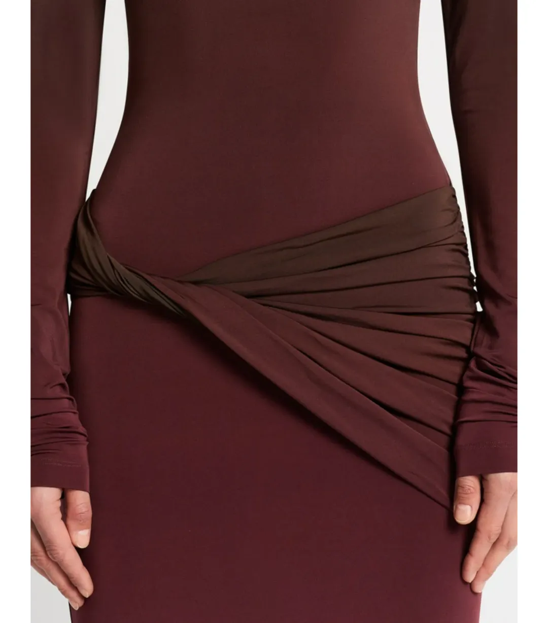 Sass & Bide Life Form Jersey Maxi Dress Ombre Cherry Size S / AU 8 for rent on The Volte - main image