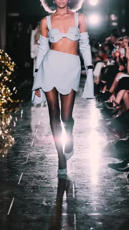 Mariam Seddiq Blue Runway Set Blue Size S/Au 8  for rent on The Volte - image 3