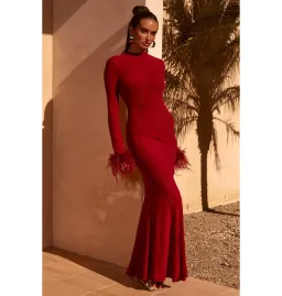 Runaway The Label Ruby Ramoni Maxi Dress Red Size L / AU 12 for rent on The Volte - image 1