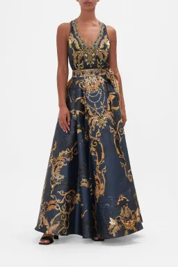 Camilla Moonlight Melodie Maxi Wrap Skirt & Top Set Print Size 12 for rent on The Volte - image 1