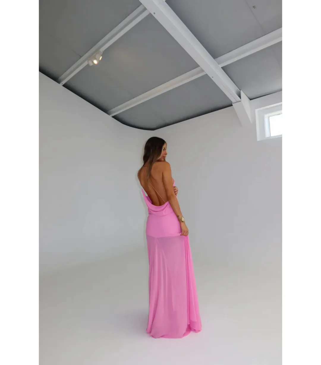 Natalie Rolt Dimity Gown Candy Maxi Dress Pink Size 0 / AU 6 for rent on The Volte - main image
