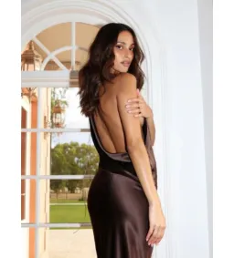 Natalie Rolt Gabi Gown Espresso Size 0 / AU 6  for rent on The Volte - image 2