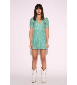 Realisation Par Ozzie Poison Ivy Silk Mini Dress Size 10 for rent on The Volte - image 1