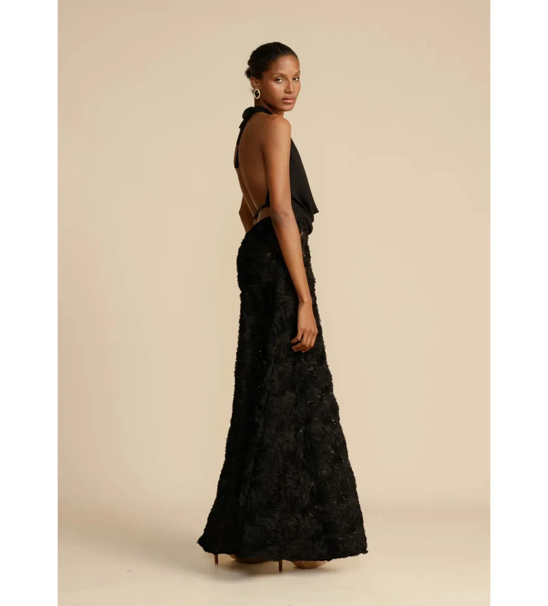 Arcina Ori Adriana Maxi Dress Black Size XS/AU 6 for rent on The Volte - main image