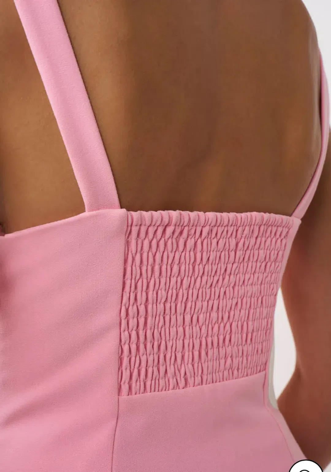 By Johnny Dolcetto Spot Ankle Dress in Pink Ivory Size 10 for rent on The Volte - main image