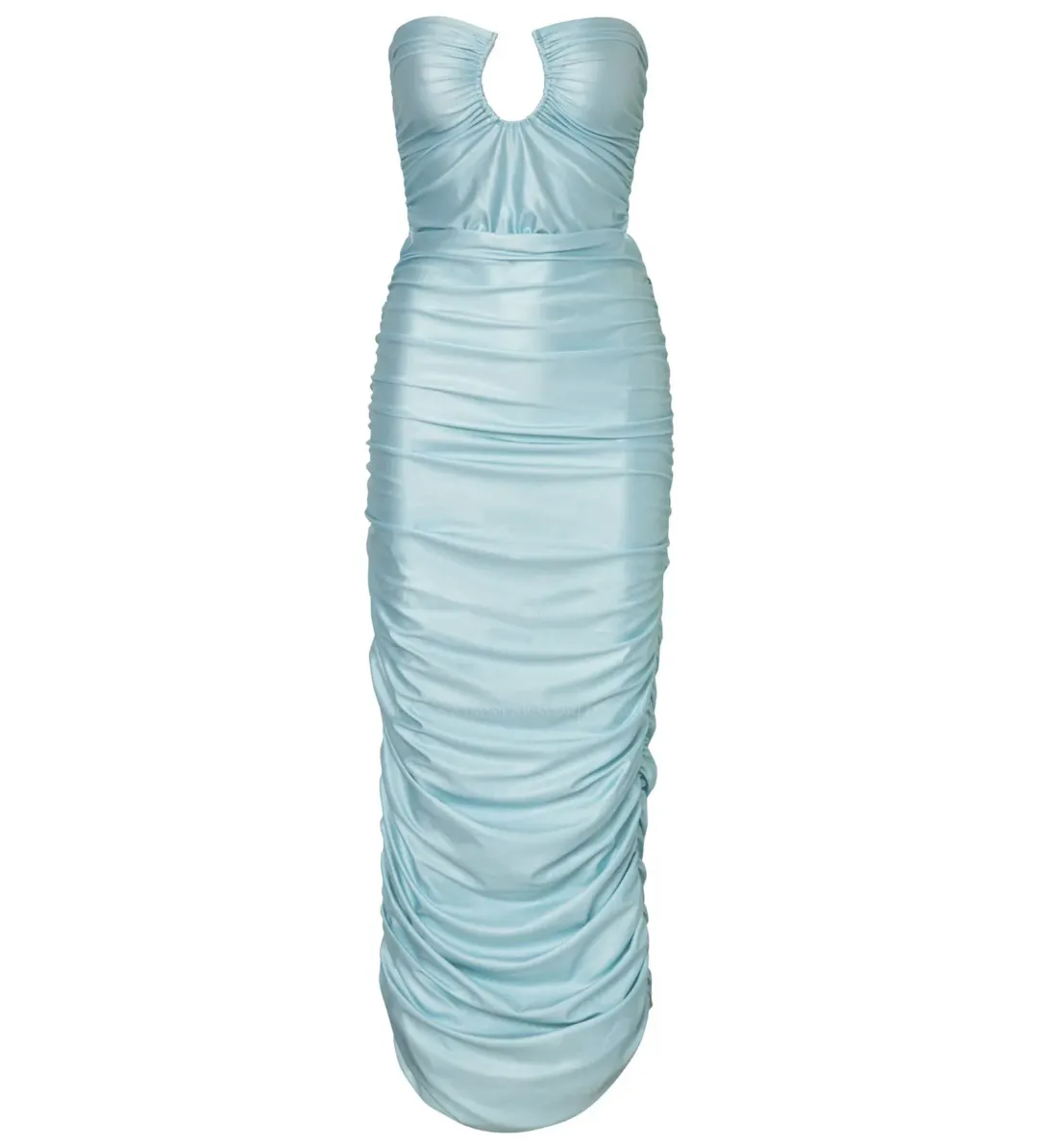 Baobab Magalenha Strapless Maxi Dress in Ice Blue Size S / AU 8 for rent on The Volte - main image