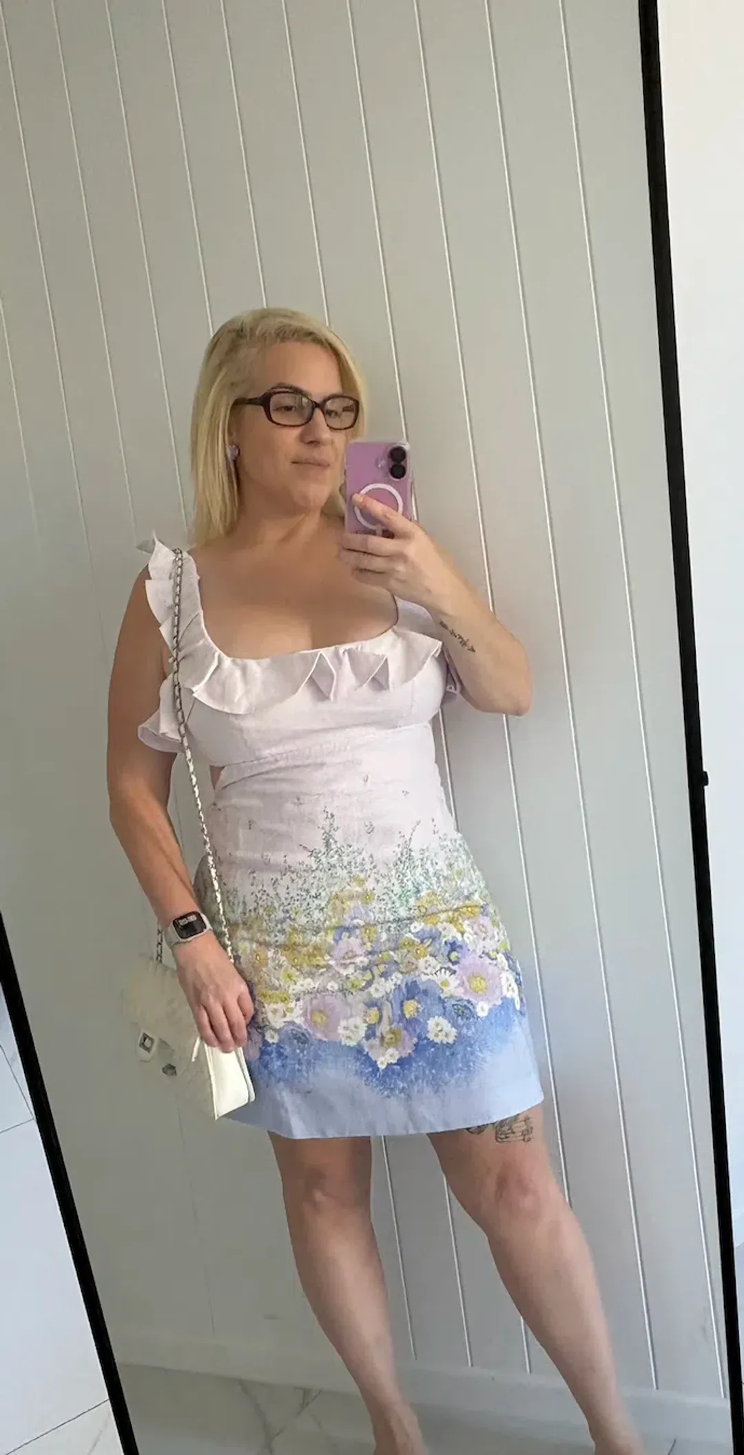 Zimmermann Floral Print Linen Mini Dress Size 3 / AU 14 for rent on The Volte - main image