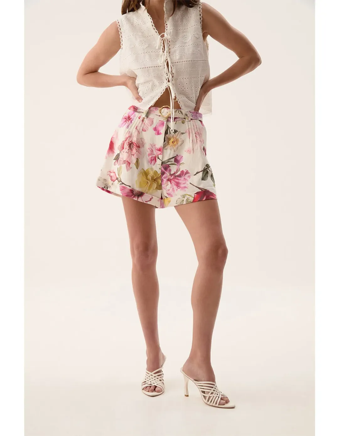 Aje Fleur Short Floral Size 10 for rent on The Volte - main image