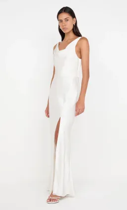 Bec And Bridge Austen Cowl Neck Maxi Dress In Ivory Size AU 10 for rent on The Volte - image 2