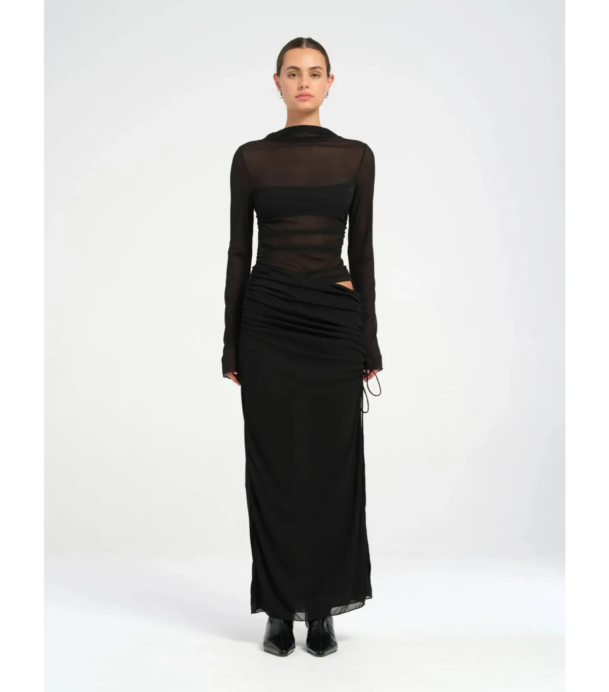 Benni Mable Maxi Dress Black Size 8 for rent on The Volte - main image